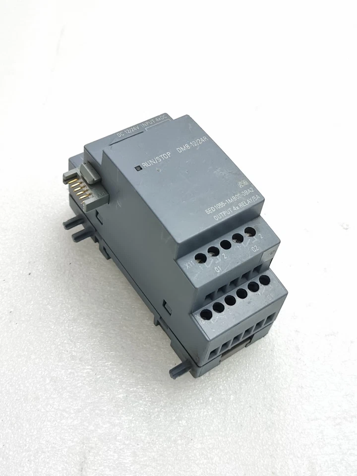 SIEMENS 6ED1055-1MB00-0BA2 DM8 12/24R DC 12/24V LOGO EXPANSION MODULE FREE SHIP